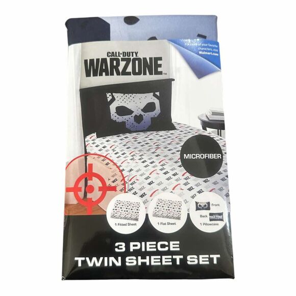 Call of Duty Warzone Gamer Twin Size Sheet Set - Picture 1 of 1